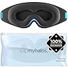 MyHalos® Mascherina per Dormire Seta – Maschera per Sogni Lucidi e Notte, Copri Occhi e Benda per Dormire Adulti - Sleeping Mask Sleep Mask per Viaggio e Relax