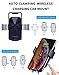 CLEC Wireless Charging Phone Holder for Audi Q5 2022-2018, Fast Charging and Adjustable Car Vent Mount for Smartphone 5.5-6 inches