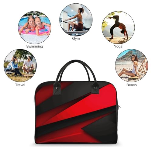 Sac fourre-tout pour ordinateur avec compartiments et sac à main multi-poches - 4