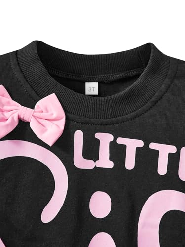 Image of Girls 2 Piece Outfits Toddler Girls Leopard Print T-Shirt and Leggings Set School Outfits Girl Clothes Fall Sets