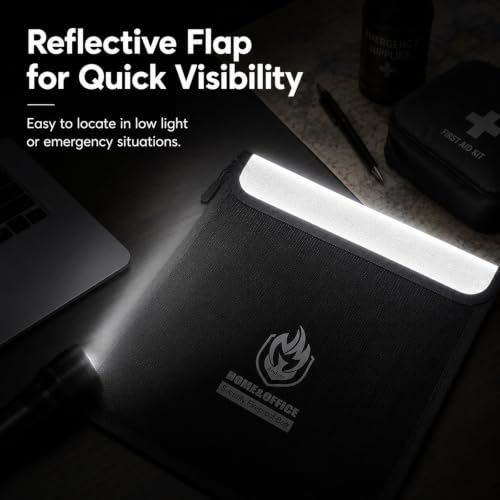 4 Pack Fireproof Document Bags