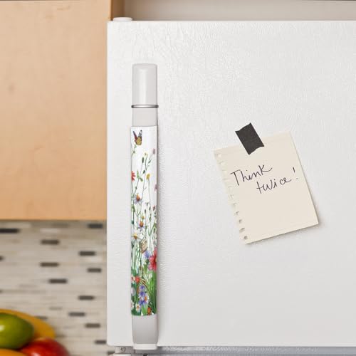 Image of Pardick Spring Flower Grass Refrigerator Door Handle Covers Set of 2 Spring Flower Grass Washable Fridge Dishwasher Mocrowave Oven Door Decor Protector Handle Cover Kitchen Appliance Decorative