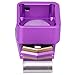 VBESTLIFE Billiard Chalk Case Aluminum Portable Chalk Holder with Belt Clip Purple Pool Cue Chalk Box Pocket Size for Billiards Accessories