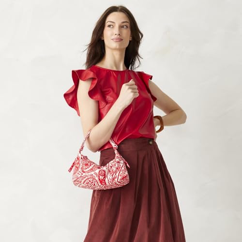 Vera Bradley Roxbury Crescent Shoulder Bag, Cotton Gabardine4