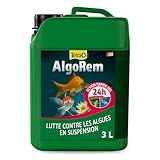 Tetra Pond AlgoRem – Traitement de l’Eau des Bassins de Jardin – Elimine l’eau verte et Li...