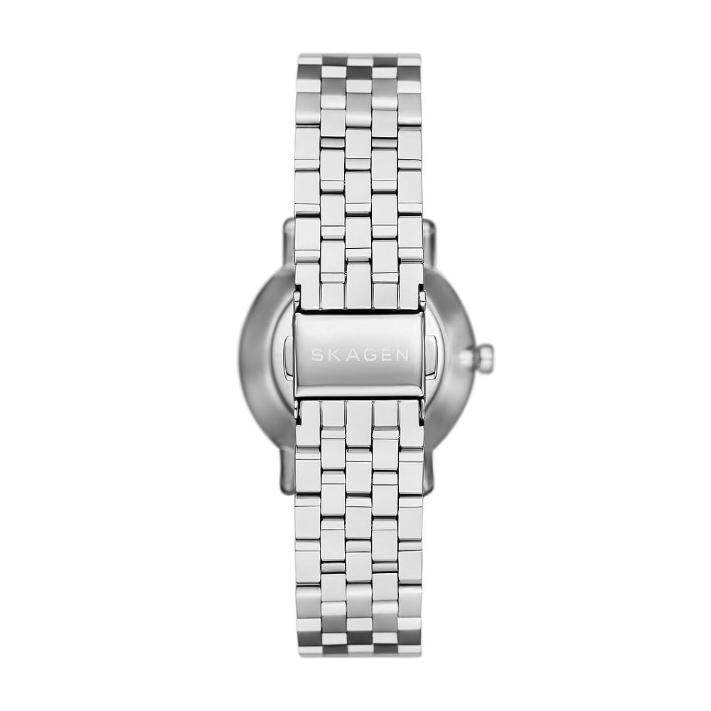 Skagen Kuppel - Orologio da donna al quarzo, con tre lancette e cinturino in acciaio inox, tessuto o pelle