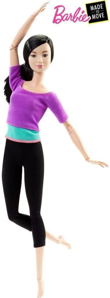 Barbie Made to Move Doll Black and Purple Ages Maldives Ubuy