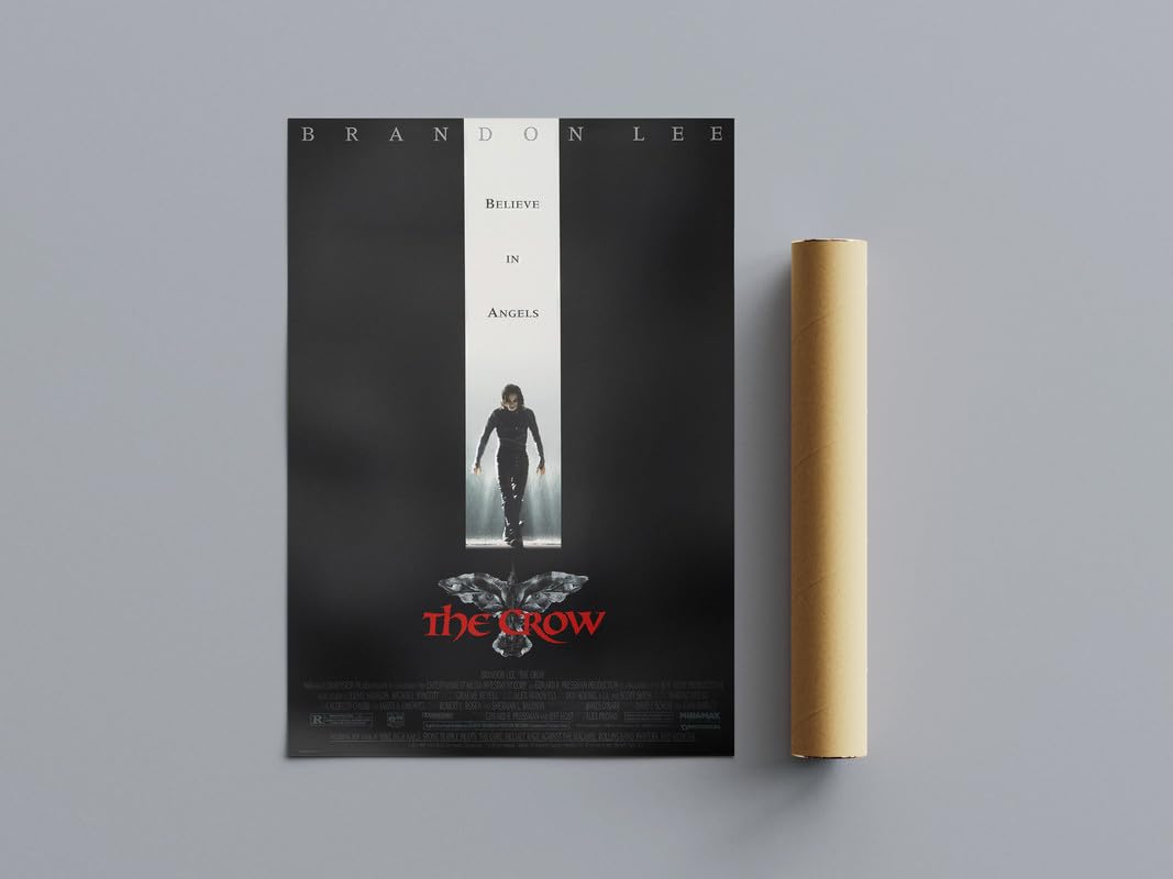 Pixie Posters Multi Colour Classic Nostalgic Movie Posters The Crow Wall Art (A3 Size 29.7Cmx42cm)