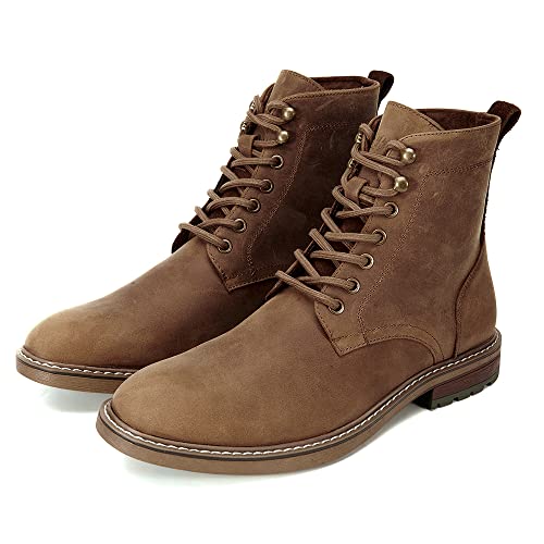 Image of Arkbird Men's Motocycle Combat Boots, Comfortable Stylish Lace Up Fashion Casual Boot For Men