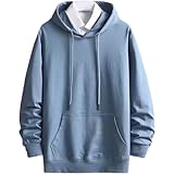 [J.STORE] パーカー スウェット シンプル カジュアル ゆったり おしゃれ 韓国ファッション 韓国 大きいパーカー スポーツ 無地 アウトドア オフィス 長袖パーカー 上着 ユッタリ かっこいい服 春 秋 冬 ビッグシルエット ストレッチ 大人 ゆる 秋服メンズ ストリート ストレッチシャツ ミリタリー 涼しい トップス カットソー 原宿 長袖 プルオーバー メンズ 4A-J06-BLL