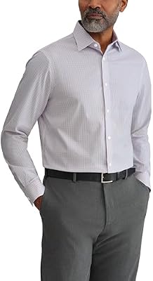 Michael Kors Men's Dress Shirt Ultra Wrinkle Free Stretch Regular Fit