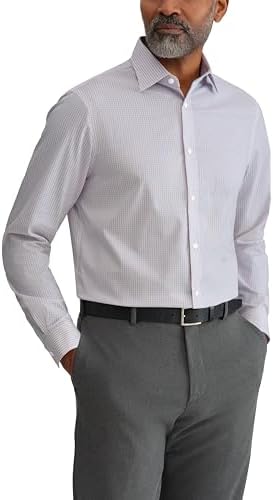 Michael Kors Men's Dress Shirt Ultra Wrinkle Free Stretch Regular Fit