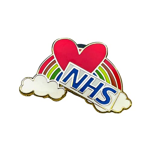 Rainbow NHS Enamel Pin Badge