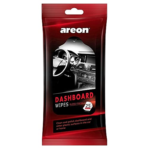 Areon Lot de 25 lingettes nettoyantes pour tableau de bord