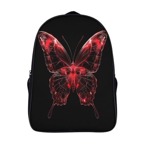 Mochila escolar de mariposa de 40cm ideal para excursiones infantiles y el colegio