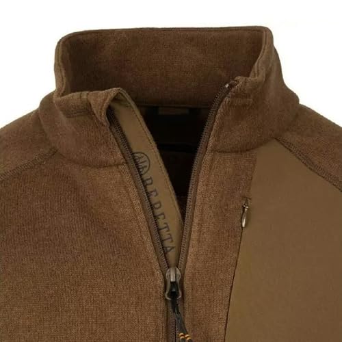 Image of Beretta Men's Abisko Half Zip Thermal Fleece Jacket | Warm, lightweight, breathable, casual outdoor knitted coat, for hunting & hiking