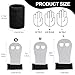 heqxwl 2PCS Gymnastics Hand Grips Gloves Wristbands, Gymnastic Hand Grips Gymnastic Bar Palm Protection and Wrist Support Sports Accessories for Boys Girls Youth Kids Workout and Exercise (Black, S)