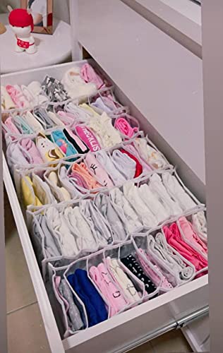 Colmeia Organizadora de gavetas roupas de bebês, calcinhas, cuecas, meias - 4 peças 10x12x35cm Organ