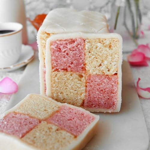 Renshaw Marzipan, Vorgerollte Scheibe für 20 cm Kuchen - Weiß, 400 g (Packung mit 1 Stück)