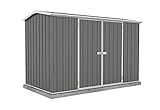 ABSCO 30152GK Premier Storage Shed, 10'x5', Woodland Grey