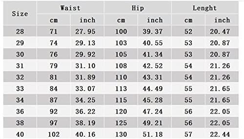 Men's Outdoor Multi-Pocket Denim Shorts Loose Work Cargo Jean Straight Denims Short With Multi Pockets (38,Blue) #TOP5