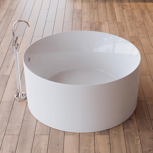 SPALINA Loom 2.0 - Bañera exenta Redonda L. 130 x l. 130 cm