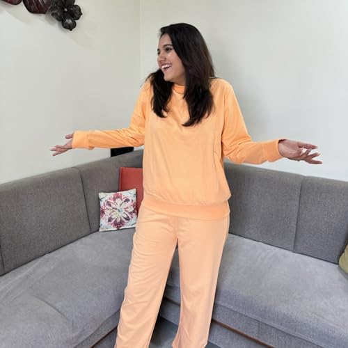 Image of Women's Co-Ord Set Relaxed Fit for Women | Two Piece Suit Top & Pant| Full Sleeve Cord Dress for Women | Casual Wear Co-ord Set for Women