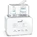 Calienta Biberones | Esterilizador Biberones | Calentador rápido de alimentos para bebés 6-en-1 y descongelador Calentador pantalla LCD Control preciso de temperatura para leche materna