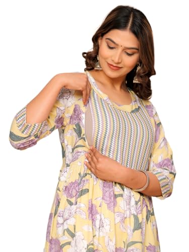 Image of Jikonet Women's Maternity Kurti for Feeding Zippers (VJK)
