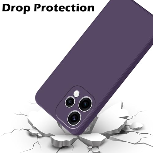 Image of amazon basics Back Cover for Oppo Reno 15 5G | Ultra Slim Soft Rubberised Case | Matte Silicone Flexible Mobile Case | Camera Protection - Purple