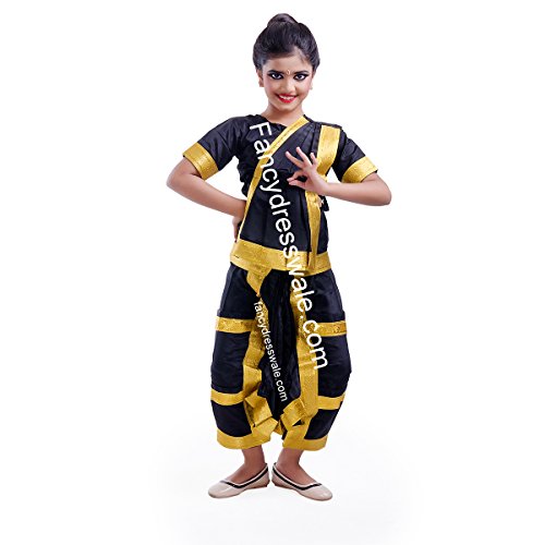 Image of Fancydresswale Bharatnatyam Dance Dress for Girls