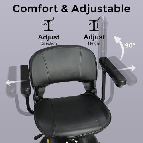 30 miles long range 4 wheel electric mobility scooter with 350w motor foldable mobility scooter for adultsseniors - 300 lb capacity 720wh lithium battery dual baskets