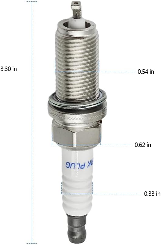 Iridium Spark Plug Fit for Mercury Verado L6 200-400 HP Outboard Engines 400R Boat Replace ILFR6G-E 4212 6pcs