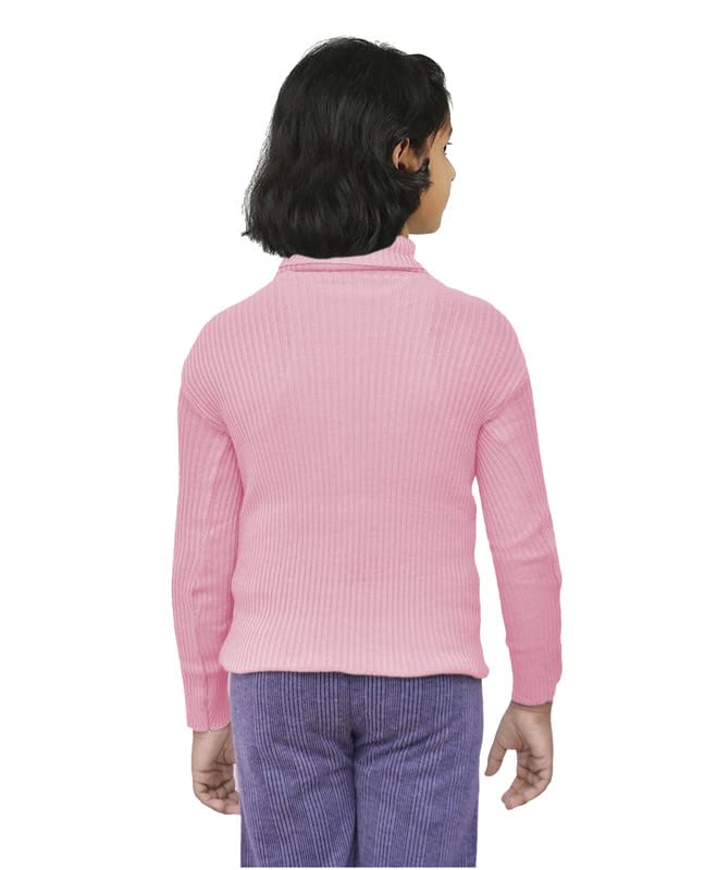 Image of IndiWeaves Girls Wollen Warm High Neck Full Sleeves T-Shirt /Inner /Skivvy for Winter (Pack of 2) Red /Pink 12-14 Years 10110-0106-IW-P2-32