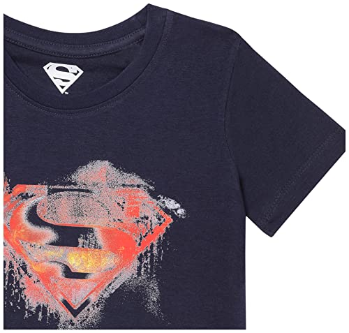 Image of Superman Boy's Cartoon Regular T-Shirt (WBSMBCT004.3 2-3Y)