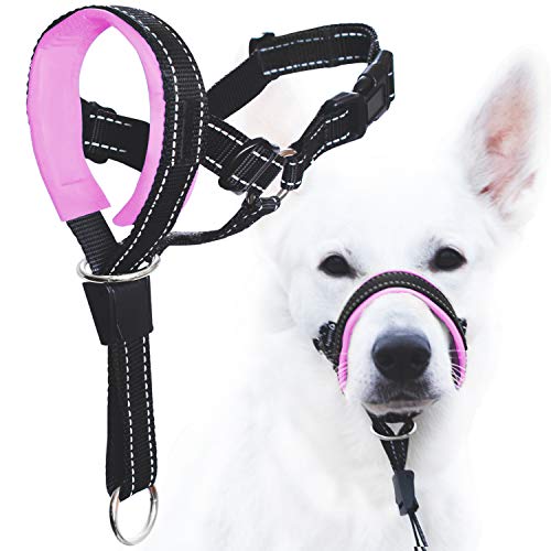 GoodBoy Dog Head Halter with Safety Strap - Stops Heavy Pulling On The