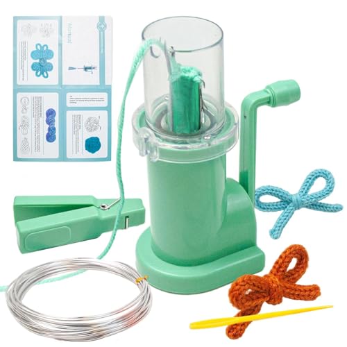 PHASZ Molino de Tejer, máquina de Tejer con cordón I, tejedora de Carrete de Bricolaje, máquina de Coser y Tejer, Herramienta de artesanía para suéteres, Pulsera, tejedora