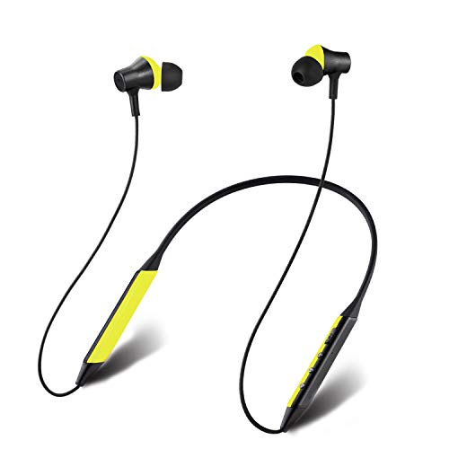 Wireless Earphones 5.0 Magnetic Earbuds with Siri Silicone Line Comfortable for Sports Built