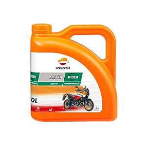 REPSOL Moto Rider 4T 10W-40 motorolie voor motorfiets, 4 l