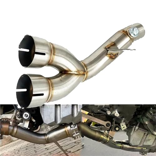 L'échappement Pour YAMAHA R6 Inox Silencieux Intermédiaire Finition Premium