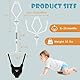 Türhopser baby, Baby Doorway Jumper mit verstellbarem Gurt, Protable Baby Jumper und Bouncers, einfach zu montieren, Kleinkind Bouncer Schauke mit Wassermatte