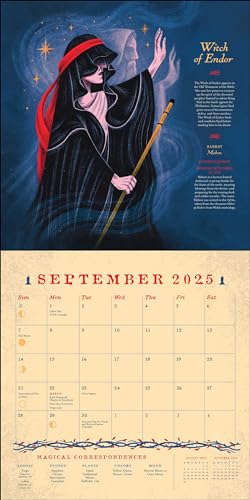 Witches Through History 2025 Wall Calendar - Image 5