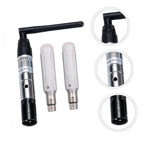 BESTonZON 1 Conjunto Dmx512 Transceptor Controle De Iluminação Dmx Sem Fio Receptor De Controle De I