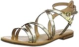 sandalias romanas tacon doradas Forma anatómica que se adapta a tus pies