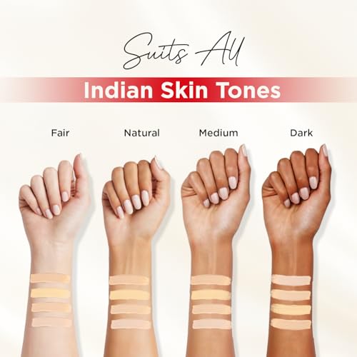 Image of ME-ON Exquisite Whitening Foundation Cream | Lightweight Formula | Natural Finish | Seamless Blend | All-Day Wear | Brightens Skin Tone (03-Natural Beige, 80 gm)