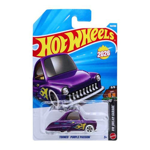 Image of Hot Wheels Tooned Purple Passion HW Dream Garage Ages 3 and Up 148 /250 (Purple)