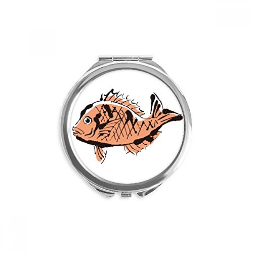 Miroir de poche maquillage poisson cartoon une idée cadeau utile et originale