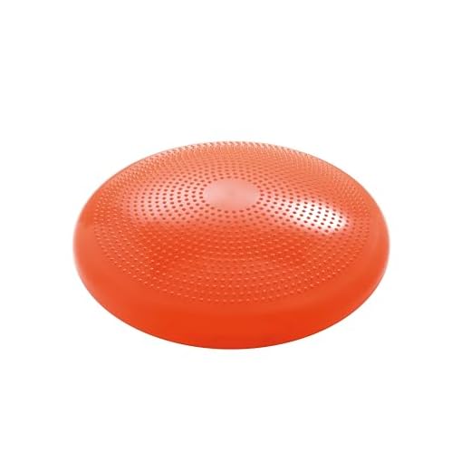Gymnic Disco Sport Großes propriozeptives Kissen Ø 60 cm mit Massageoberfläche für Gleichgewichtsübungen, motorische Fähigkeiten, funktionelle Regeneration und Haltungstraining