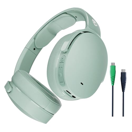 Skullcandy Hesh ANC Over-Ear Noise Cancelling Wireless Headphones with Charging ...