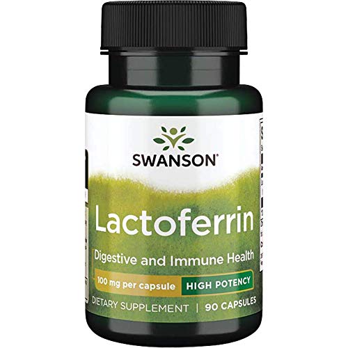 Swanson High Potency Lactoferrin 100 Milligrams 90 Capsules